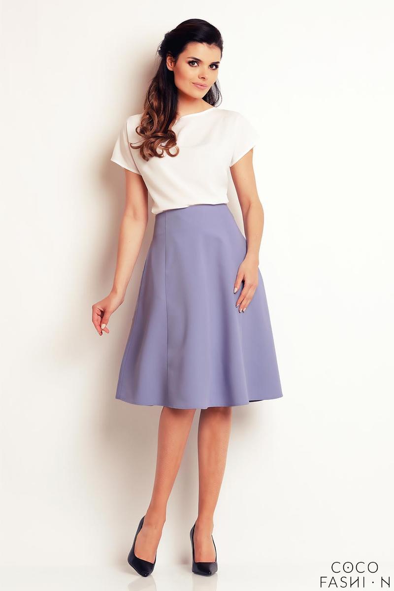 light blue top with skirt