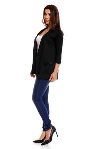 Black Casual Oversized Ladies Blazer