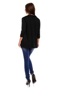 Black Casual Oversized Ladies Blazer